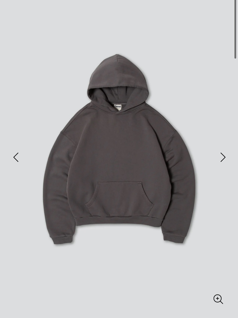 Elwood grey core hoodie